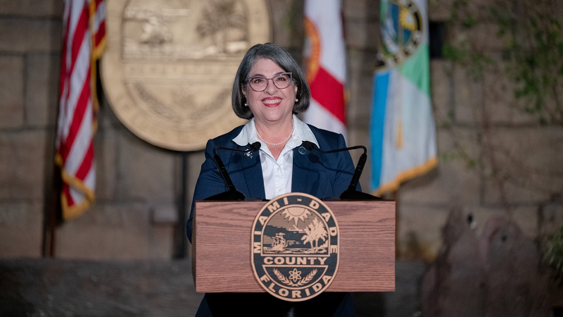 Mayor Daniella Levine Cava delivering the State of the County address