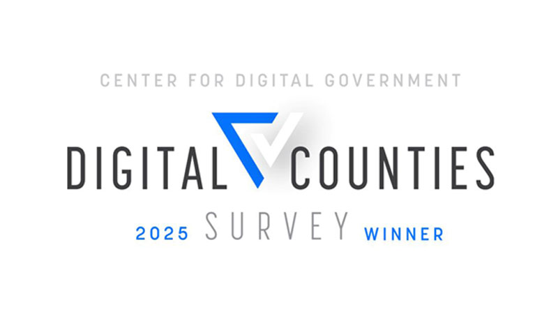 Center for Digital Government - Digital Counties 2025 Survey Winner logo