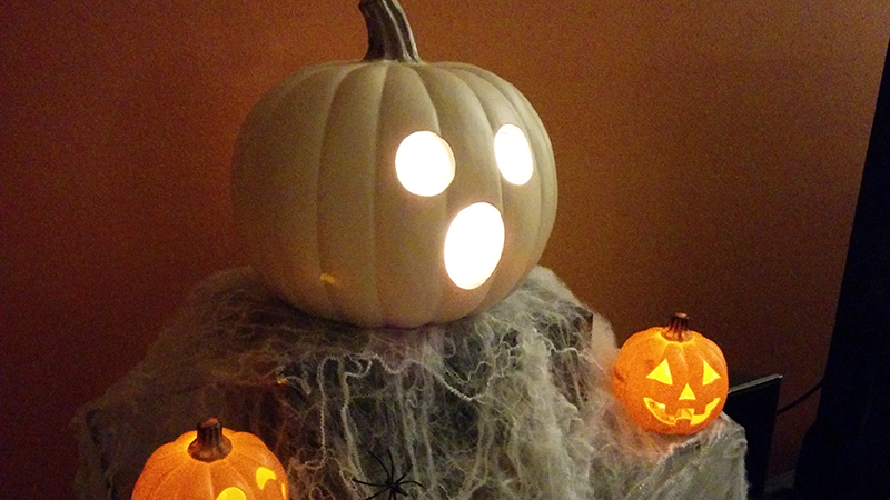 Jack-O-Lantern pumpkins
