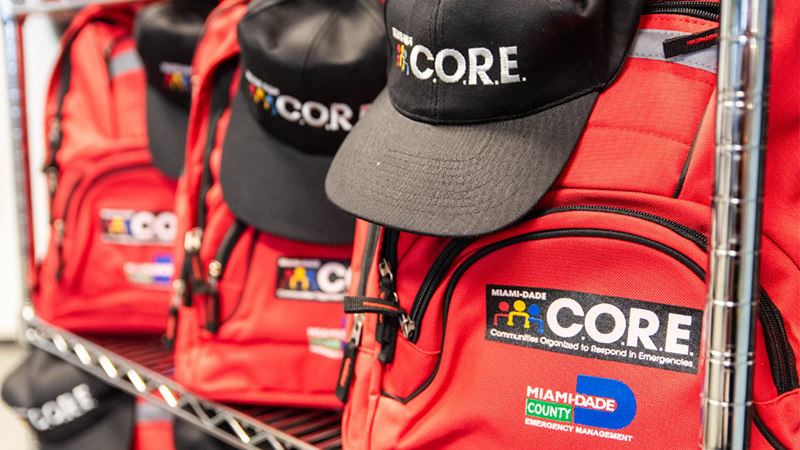 CORE bags and hats