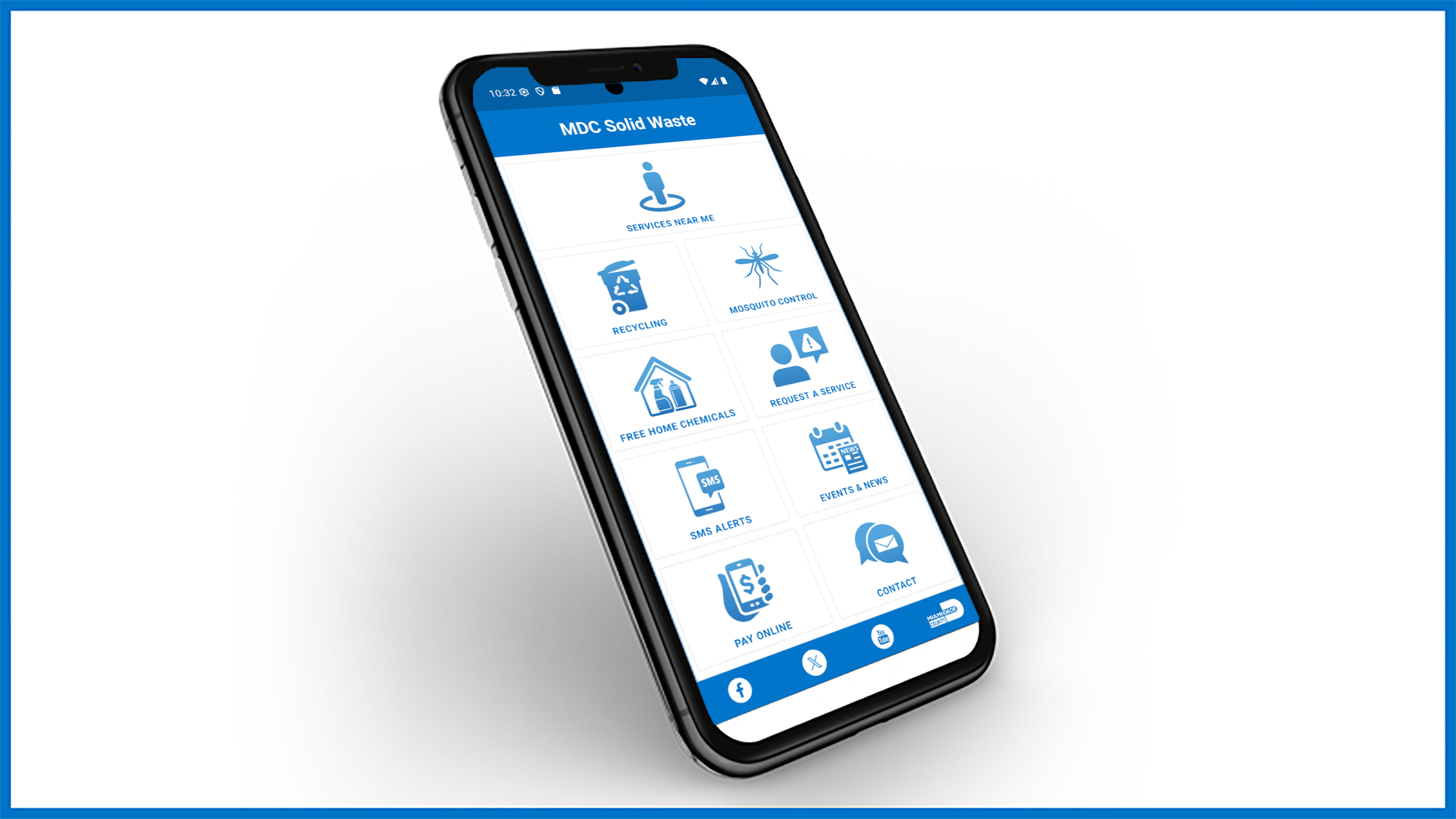 a mobile phone image of the app