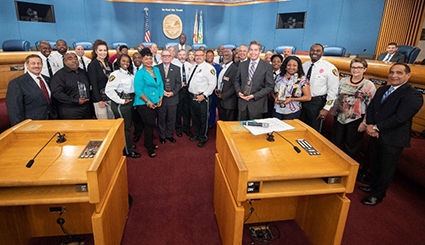 Correction Officers being recognized