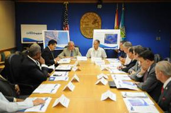 Mayor  Alvarez asked the group to send Washington the message that the Deep Dredge is supported by the entire South Florida community and is considered the most important economic development project in the region.