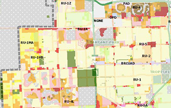 Land Management GIS map