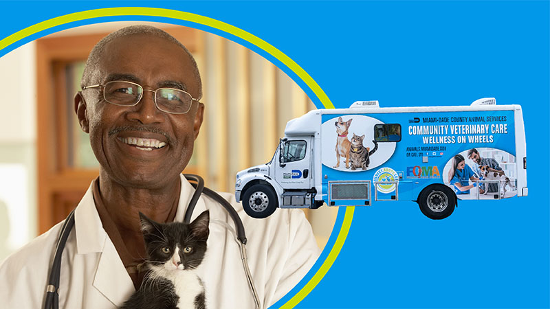 Free Mobile Veterinary Clinic to help pet owners in underserved Miami-Dade  communities