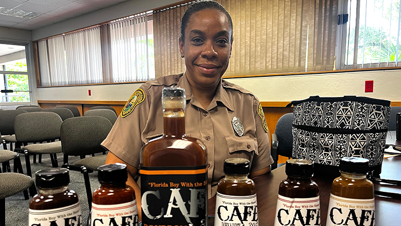 Northwest District Officer and Her Husband Are Prolific Barbecue Sauce Makers