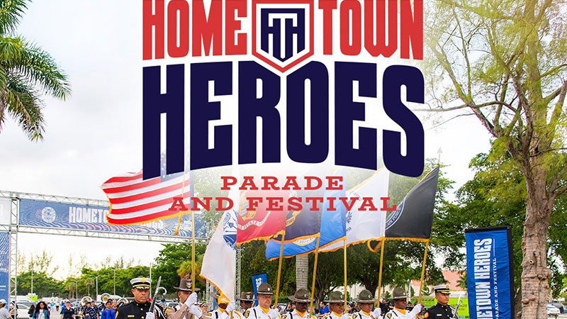 Hometown heroes parade