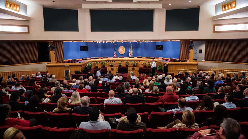 Installation Ceremony for newly elected Board of County Commissioners